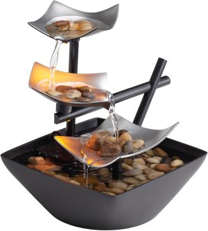 Tabletop Water Fountain, Home Décor Soothing Sound Machine
